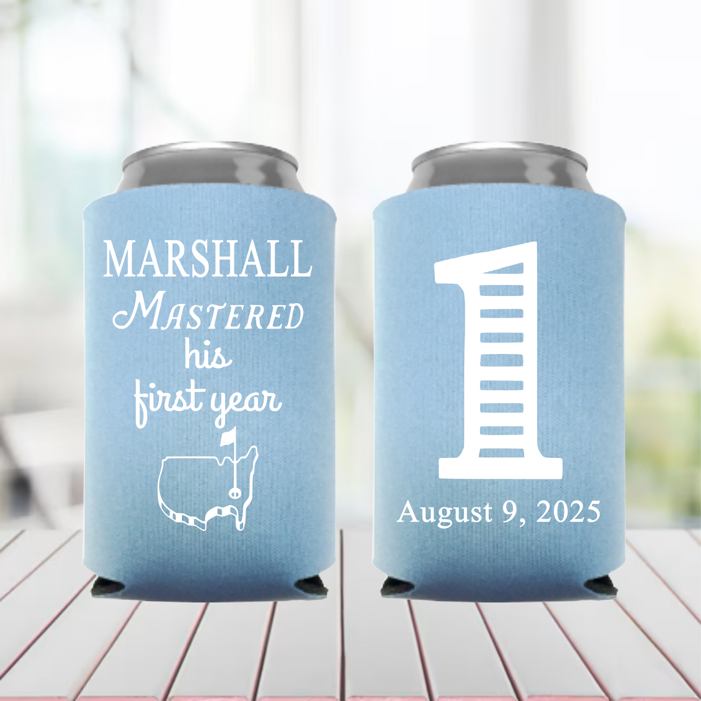 Masters Party Favors, Masters First Birthday Favor, Golf Birthday Party, Mastered First Year, Let's Par-Tee, Masters First Year Can