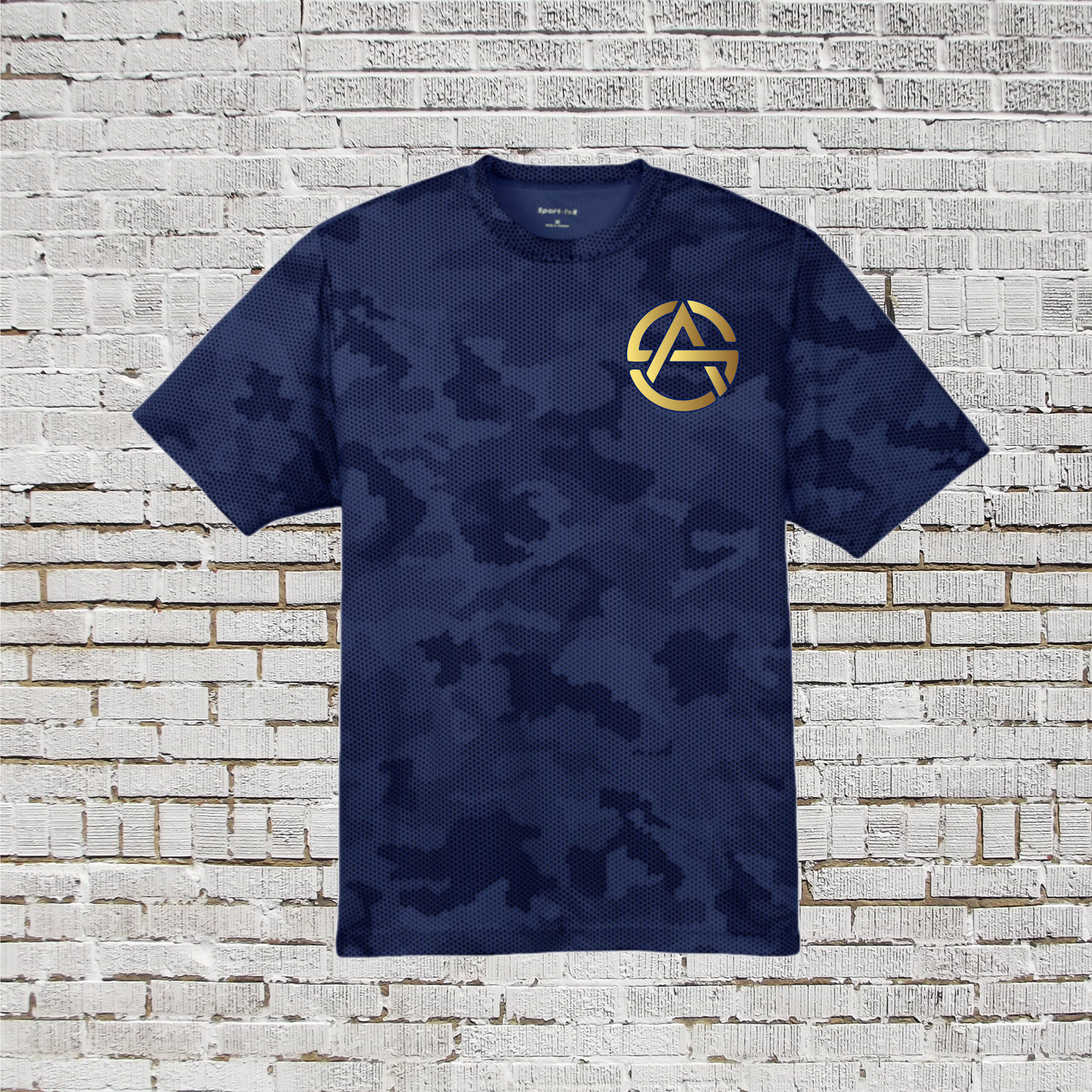 Camo Hex San Gabriel Aquatics Tee, SGA Tshirt, San Gabriel Swim Spiritwear