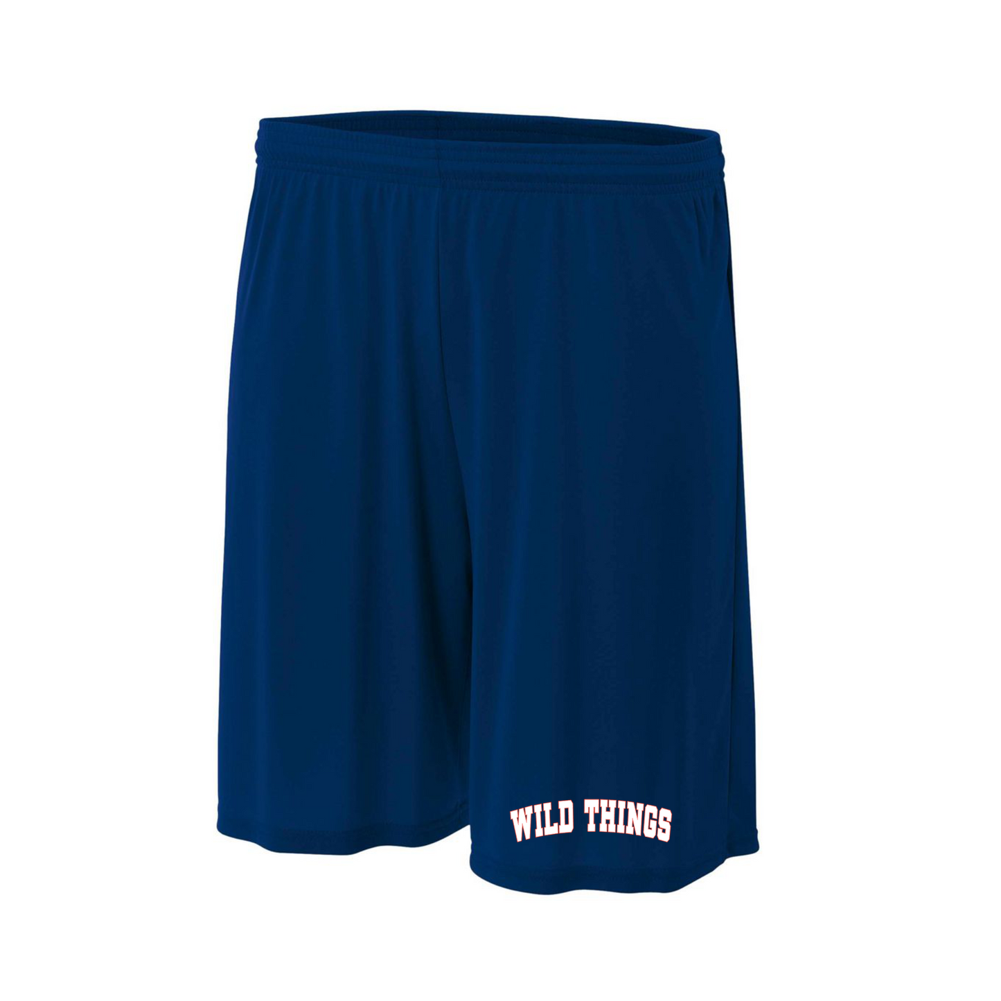 Navy Men’s Training Shorts – Wild Things Logo | Athletic Performance Shorts