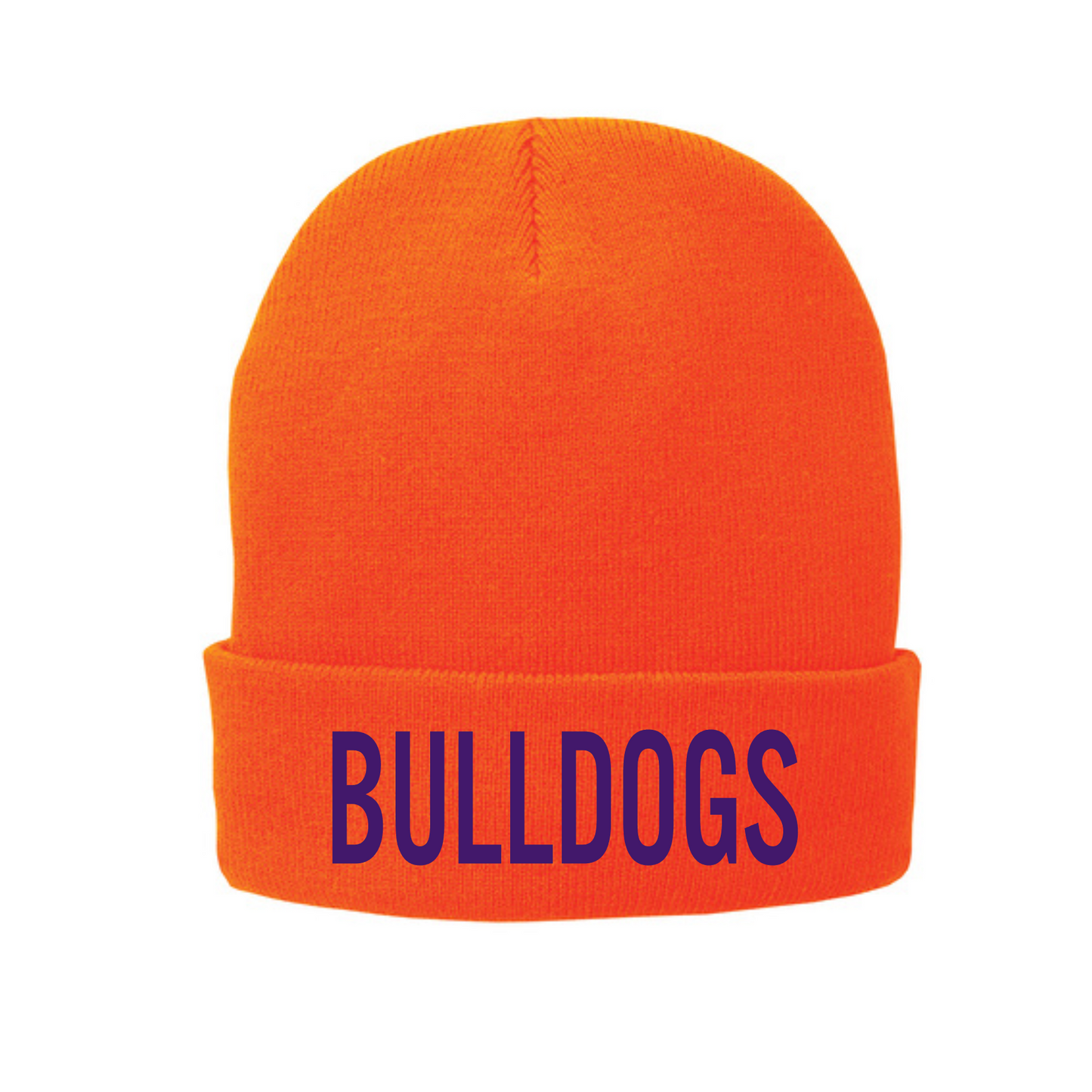 Orange Texas Bulldogs Beanie - Bulldogs Baseball Beanie