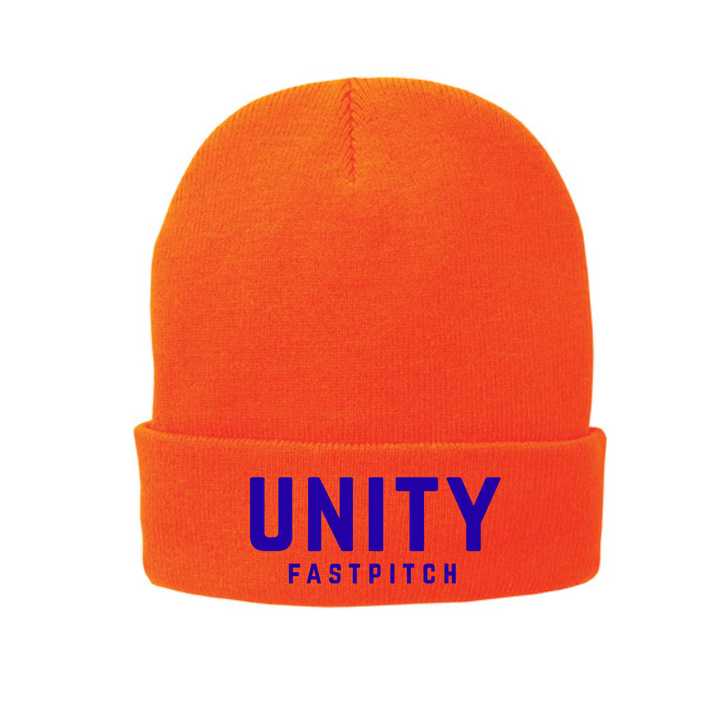 Orange Unity Fastpitch Beanie - Unity Softball Beanie