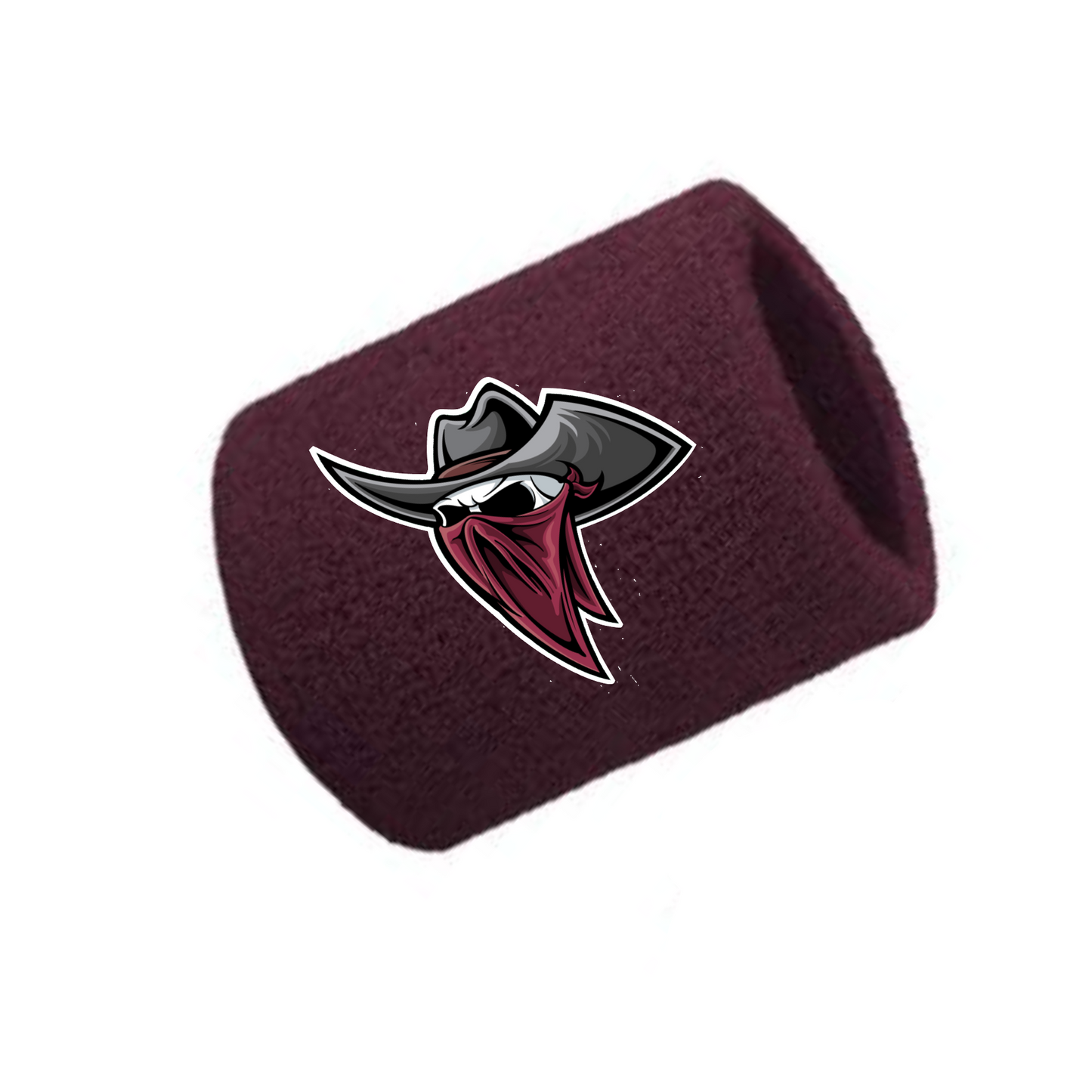 Rough Riders Wristband – Maroon Performance Sweatband