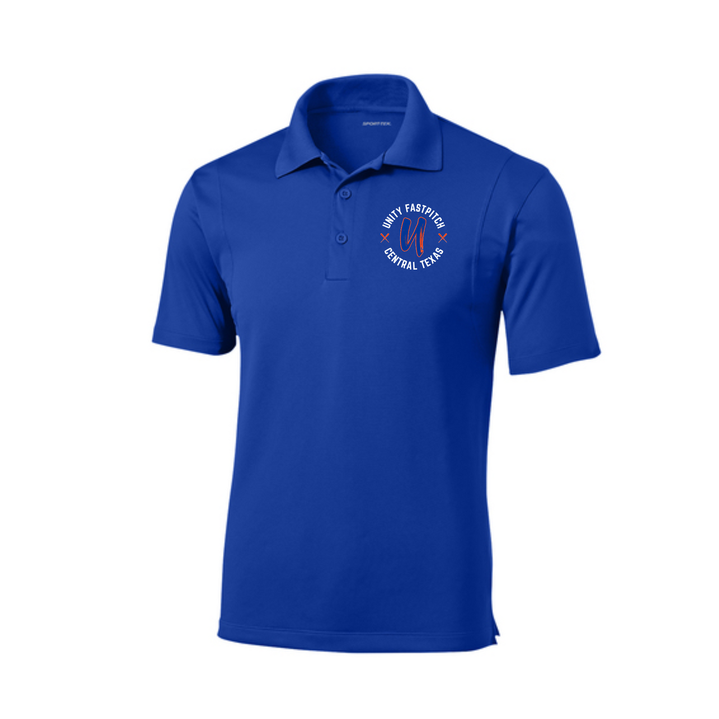 Unity Fastpitch Performance Polo –Royal | Moisture-Wicking Team Polo