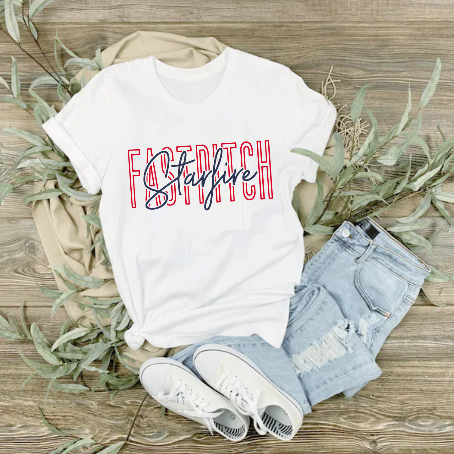 Bella and Canvas Starfire Fastpitch Tee, Starfire Fastpitch Tshirt, Starfire Softball Tee