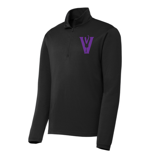 Black Venom Quarter Zip, Venom Softball Jacket, Black Venom Long Sleeve