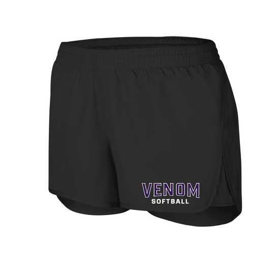 Venom Softball Running Shorts, Venom Girls Shorts, Venom Fastpitch Shorts
