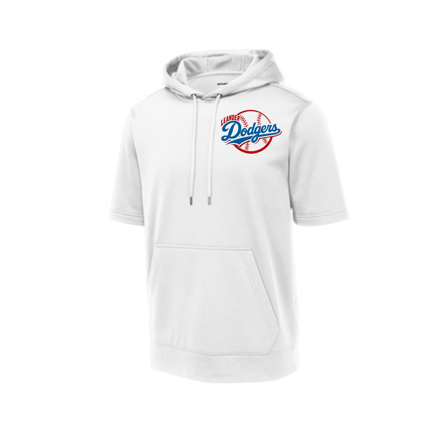 Leander Dodgers Short Sleeve Hoodie | Team Hooded Sweatshirt