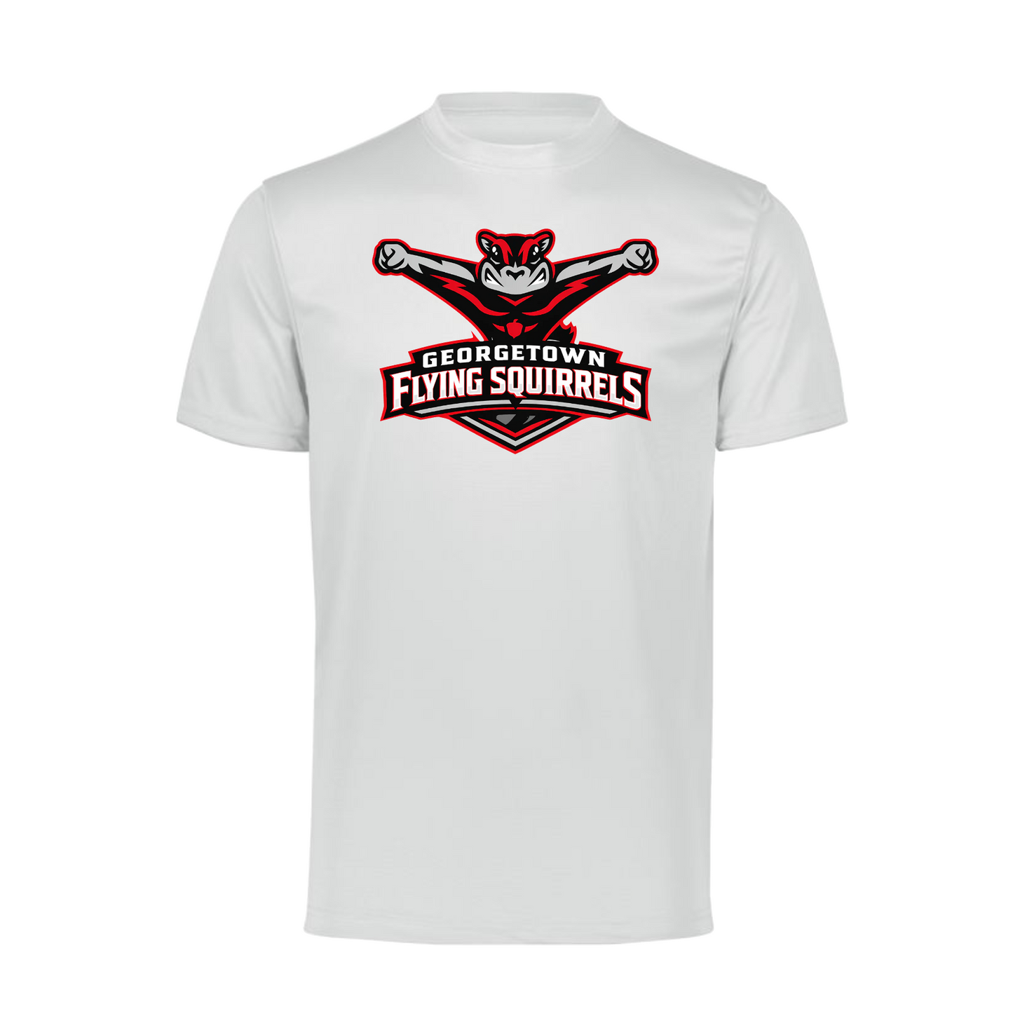 White Georgetown Flying Squirrels Shirt