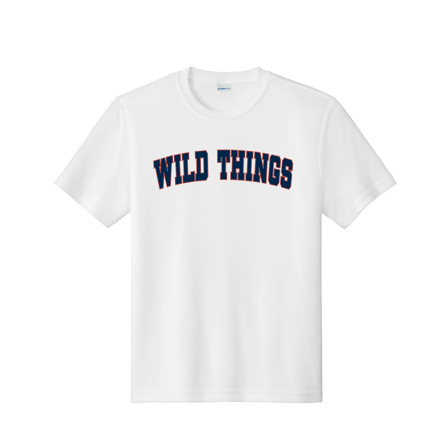 White Wild Things Baseball Drifit Tee