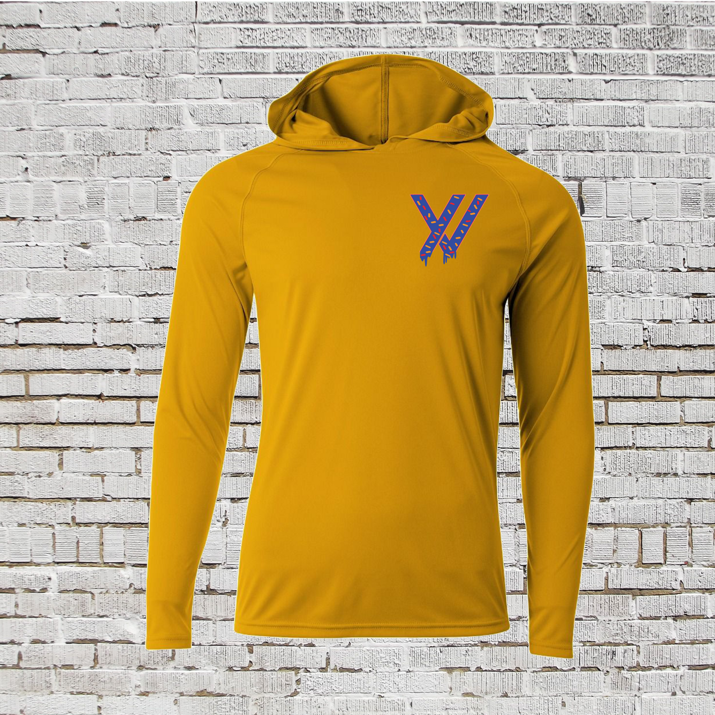 YV Drip Hoodie Tee, Vaqueros Ice Cream Drip Baseball Spirit Wear, Young Vaqueros Drip