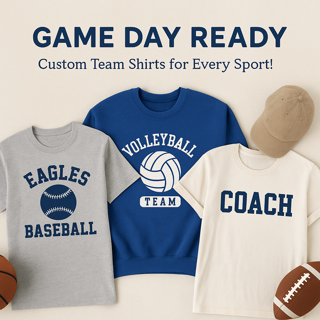 Custom Team Apparel | Baseball, Volleyball & Sports Shirts