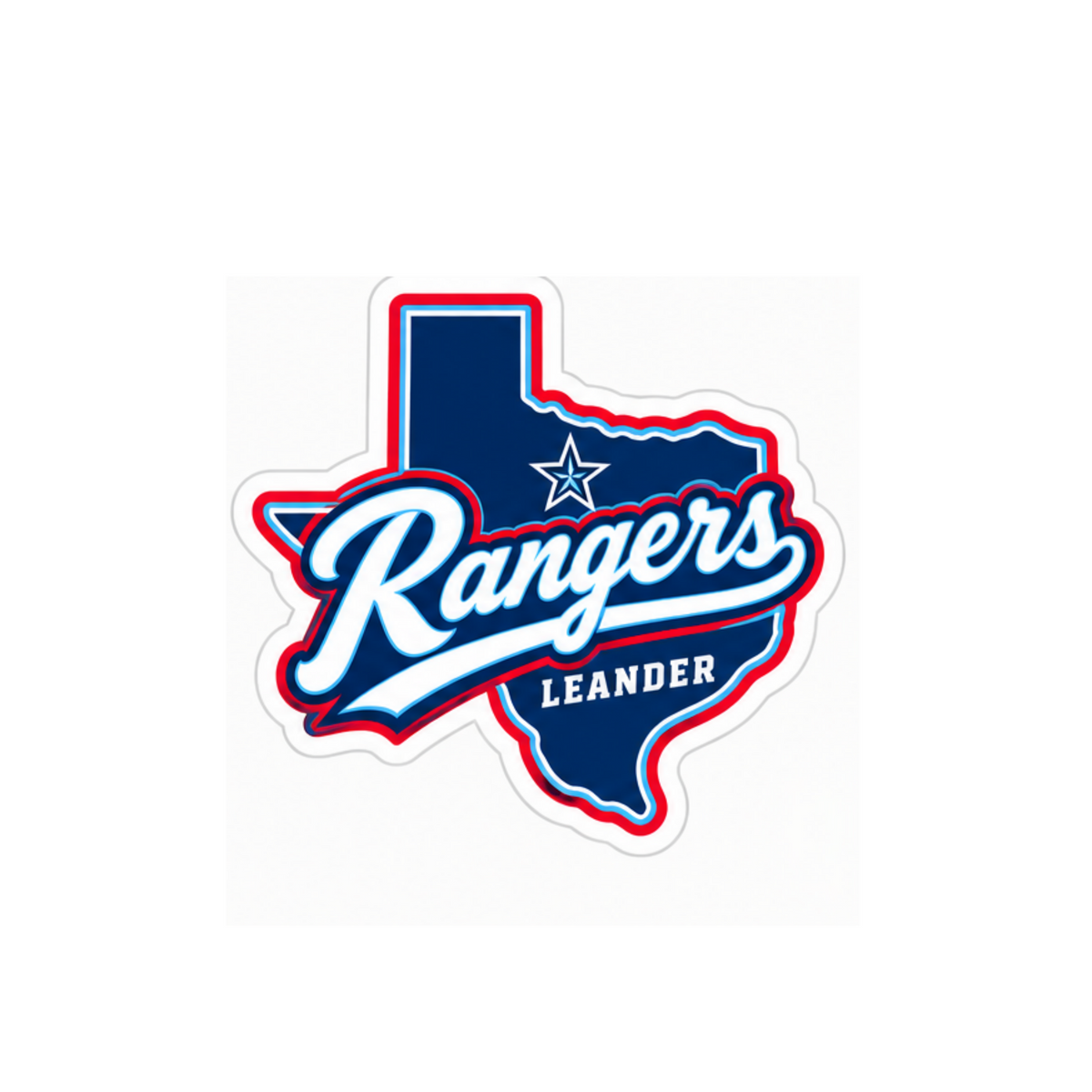 Leander Rangers Baseball Stickers