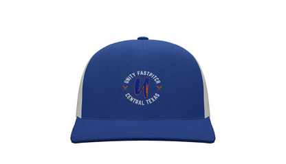 **PRE ORDER** Royal Blue Unity Fastpitch Trucker Hat – Pro Model Snapback