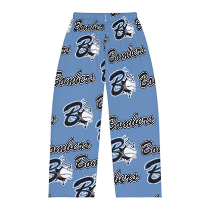Georgetown Bombers Pajama Pants, Custom Mens Pajama Pants, Bombers Baseball Pajama Pants