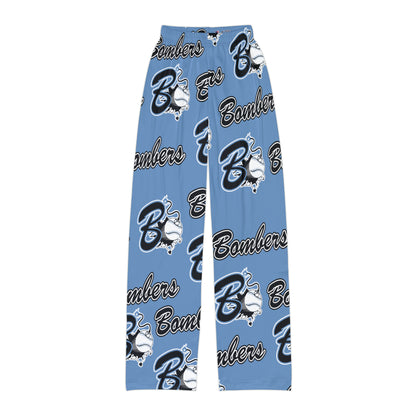 Georgetown Bombers Pajama Pants, Custom Kids Pajama Pants, Bombers Baseball Pajama Pants