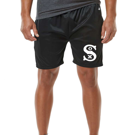 Sox Black Drifit Shorts, CTX Sox Shorts, Sox Baseball Shorts