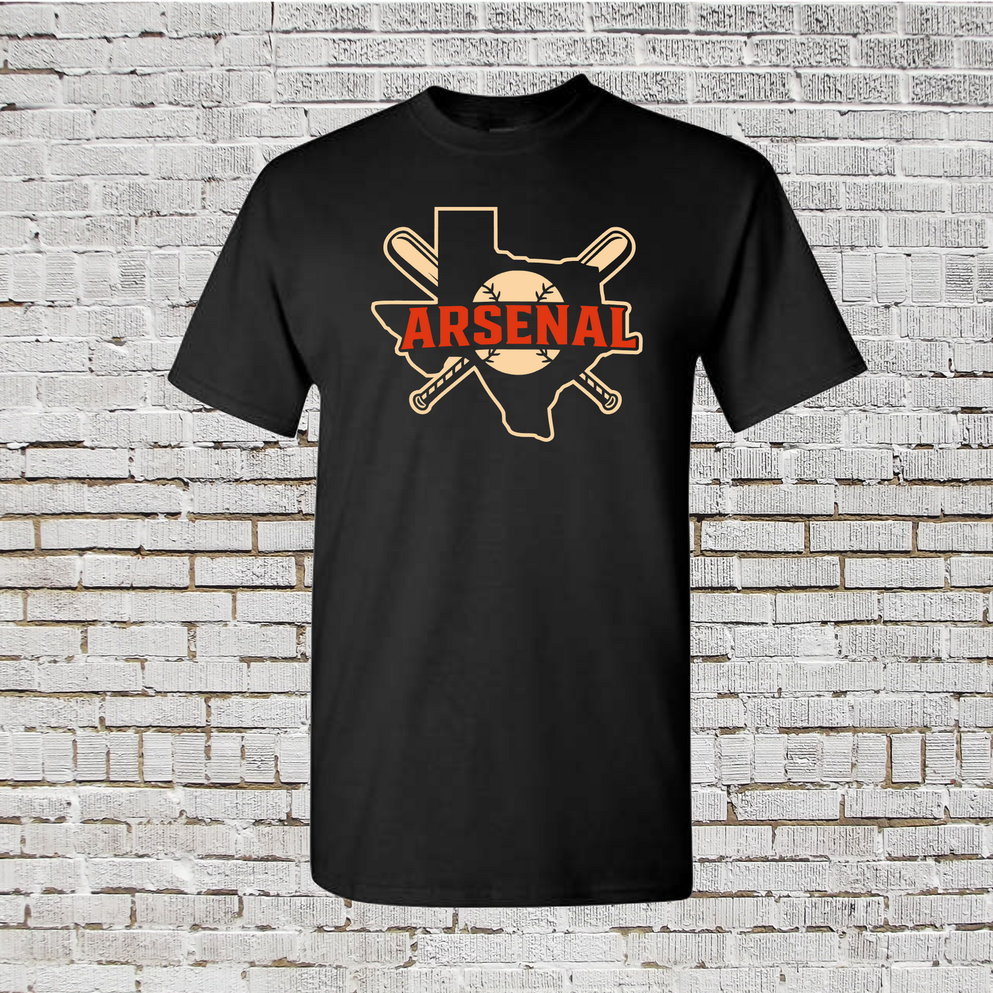Black Arsenal Logo Shirt, Arsenal Baseball Tee, Arsenal Spiritwear