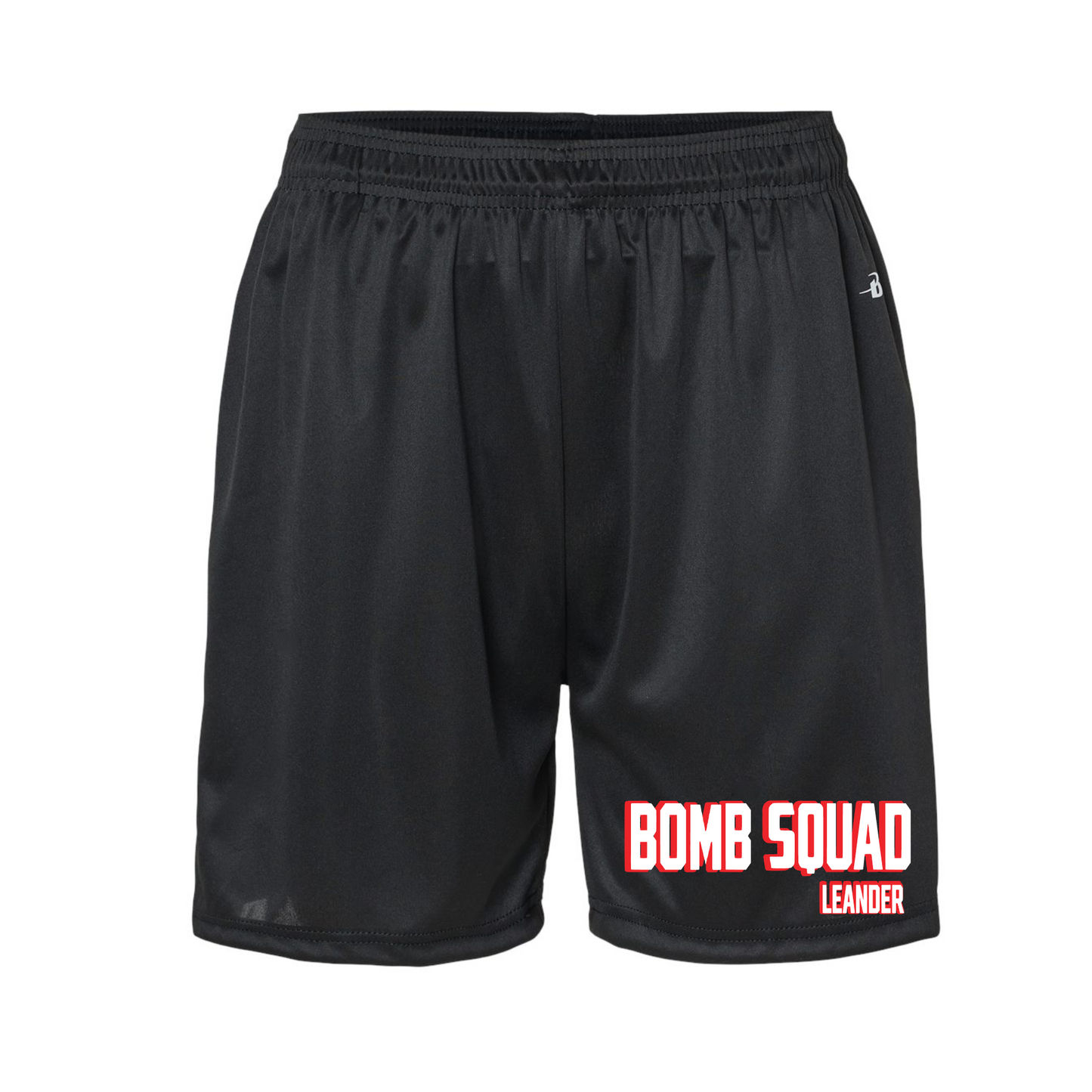 Black Bomb Squad Drifit Shorts, Leander Bomb Squad Shorts, Bomb Squad Baseball Shorts