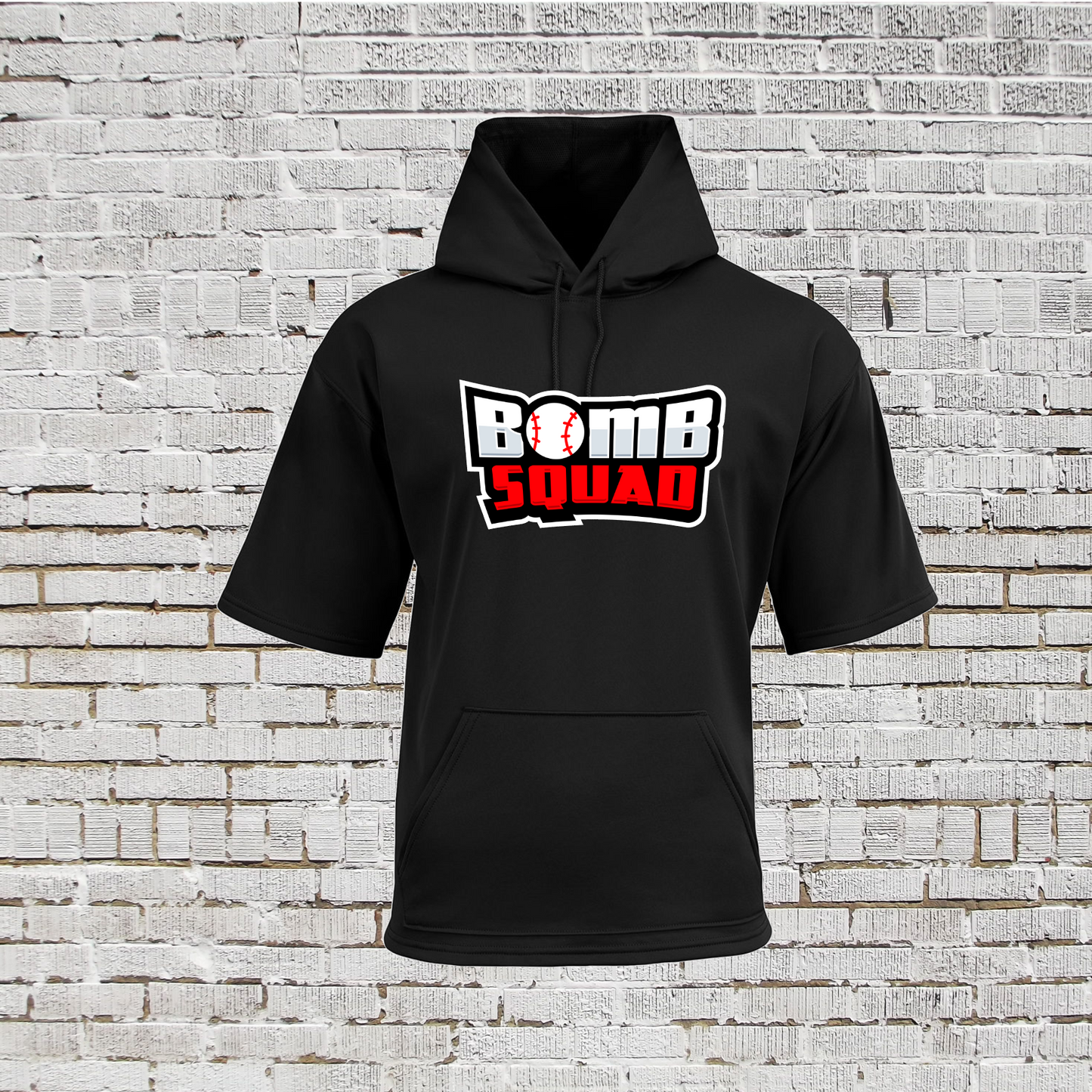 Short Sleeve Fleece Bomb Squad Baseball, Baseball Bomb Squad Sweatshirt, Bomb Squad Baseball Hoodie