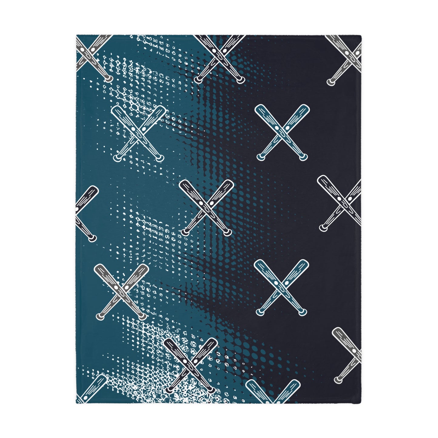 Stix Clubhouse Softball 2 Sided Velveteen Blanket, Custom Player Sports Blanket, Player Name and Number  Minky Blanket