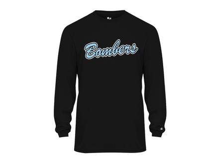 Black Classic Bombers Logo Shirt, Georgetown Bombers Logo Tee