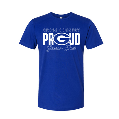 Georgetown Eagles Cross Country Proud Senior Dad Tee