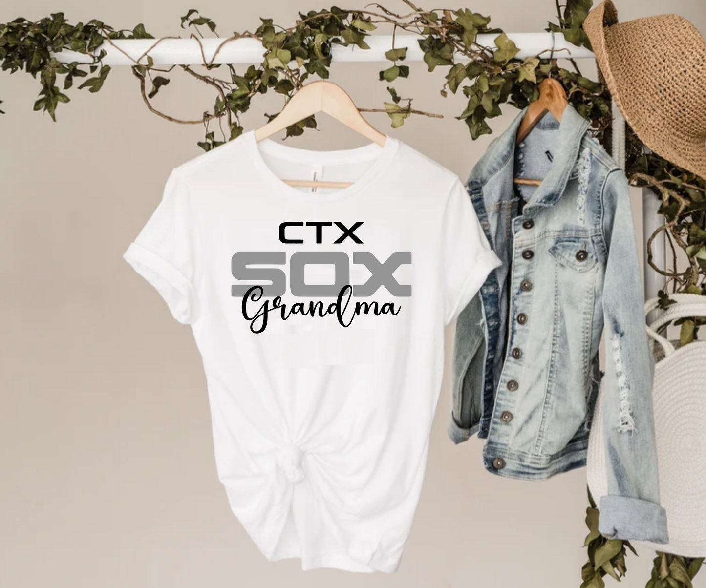 CTX Sox Mom Tee, CTX Sox Sister Tee, CTX Sox Grandma Tshirt