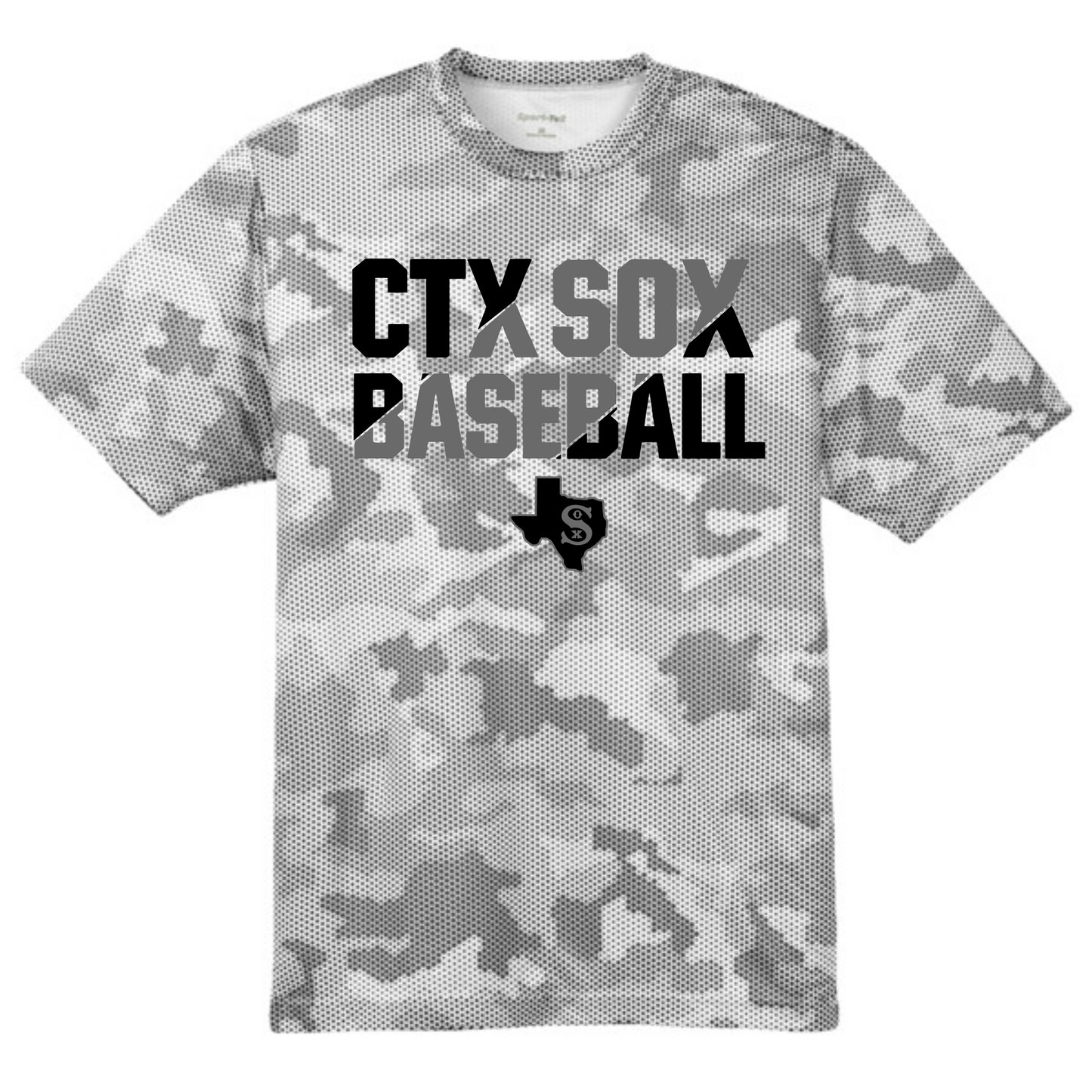 CTX SOX Baseball Camo Performance Tee