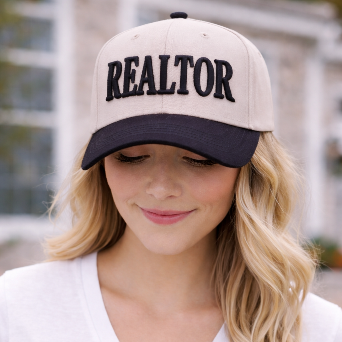 REALTOR® 3D Puff Embroidered Two-Tone Snapback Hat