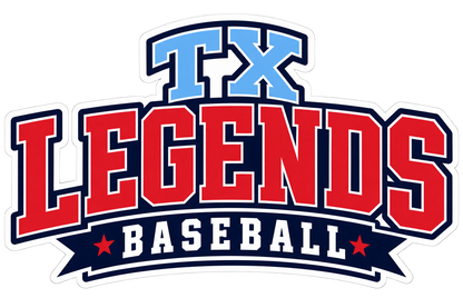 TX Legends Baseball Stickers