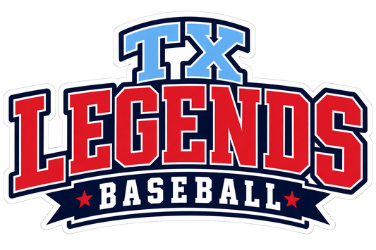 TX Legends Baseball Stickers