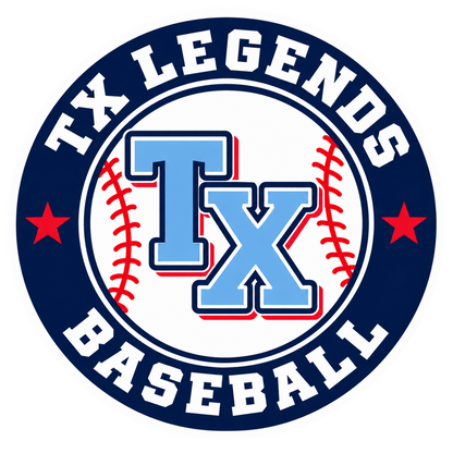 TX Legends Baseball Stickers