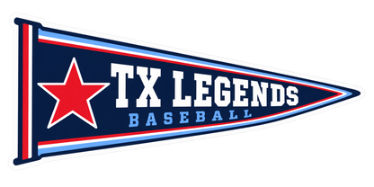 TX Legends Baseball Stickers