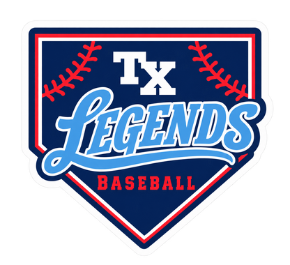 TX Legends Baseball Stickers