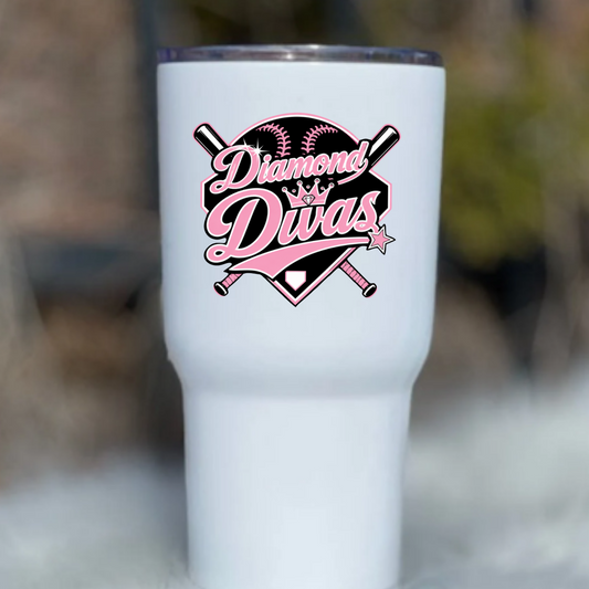 Diamond Divas Tumbler Sticker