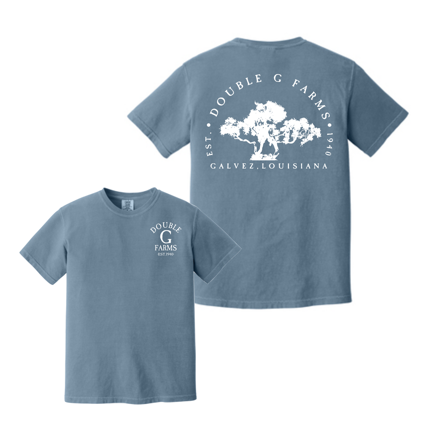 Double G Farms Tshirt, Family Logo Tee, Double G Farms Comfort Colors Tee