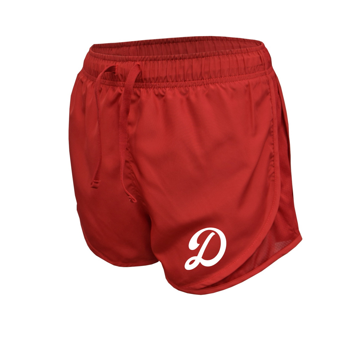 Drillers Baseball Red Women's Athletic Shorts