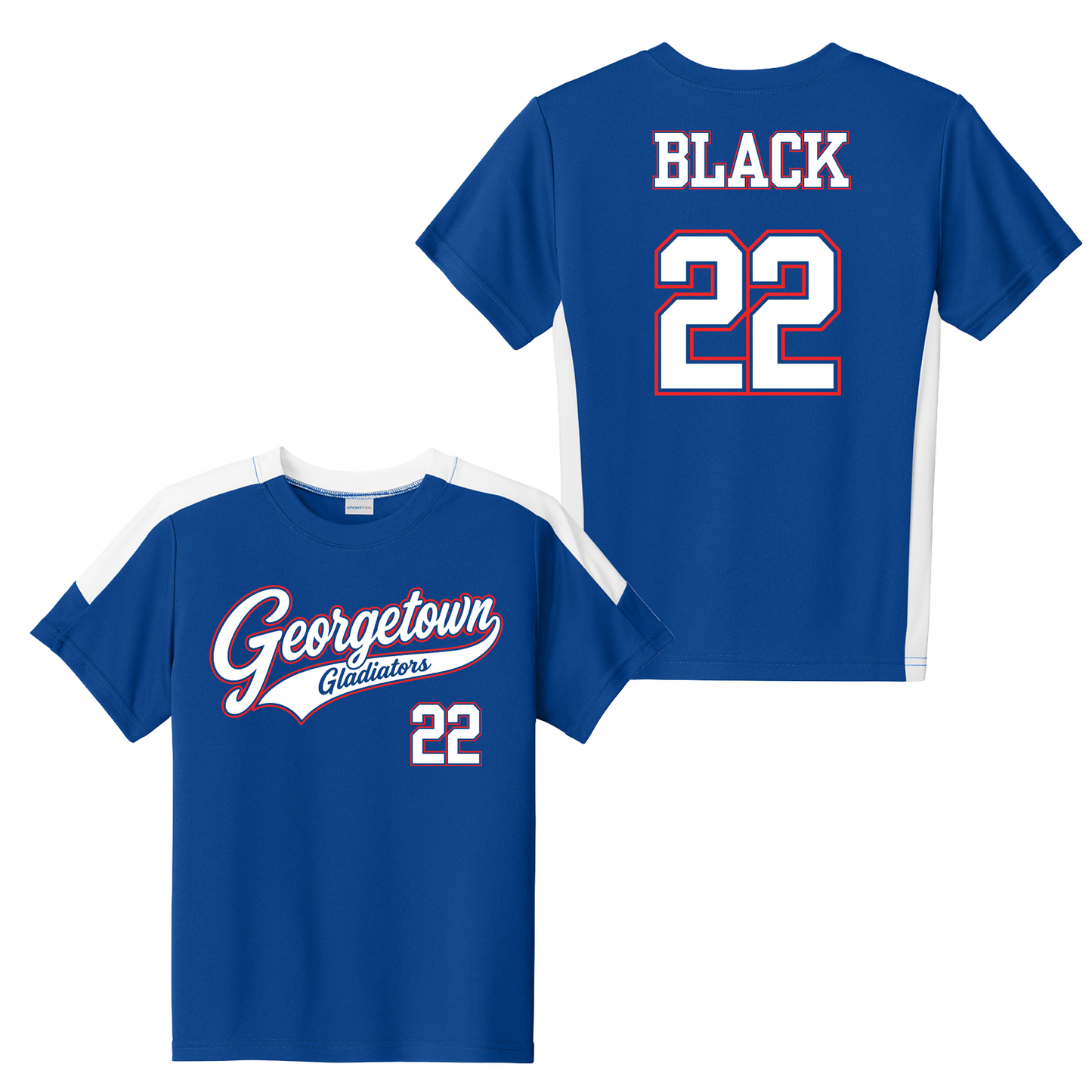 Georgetown Gladiators All Stars Personalized Practice Jersey