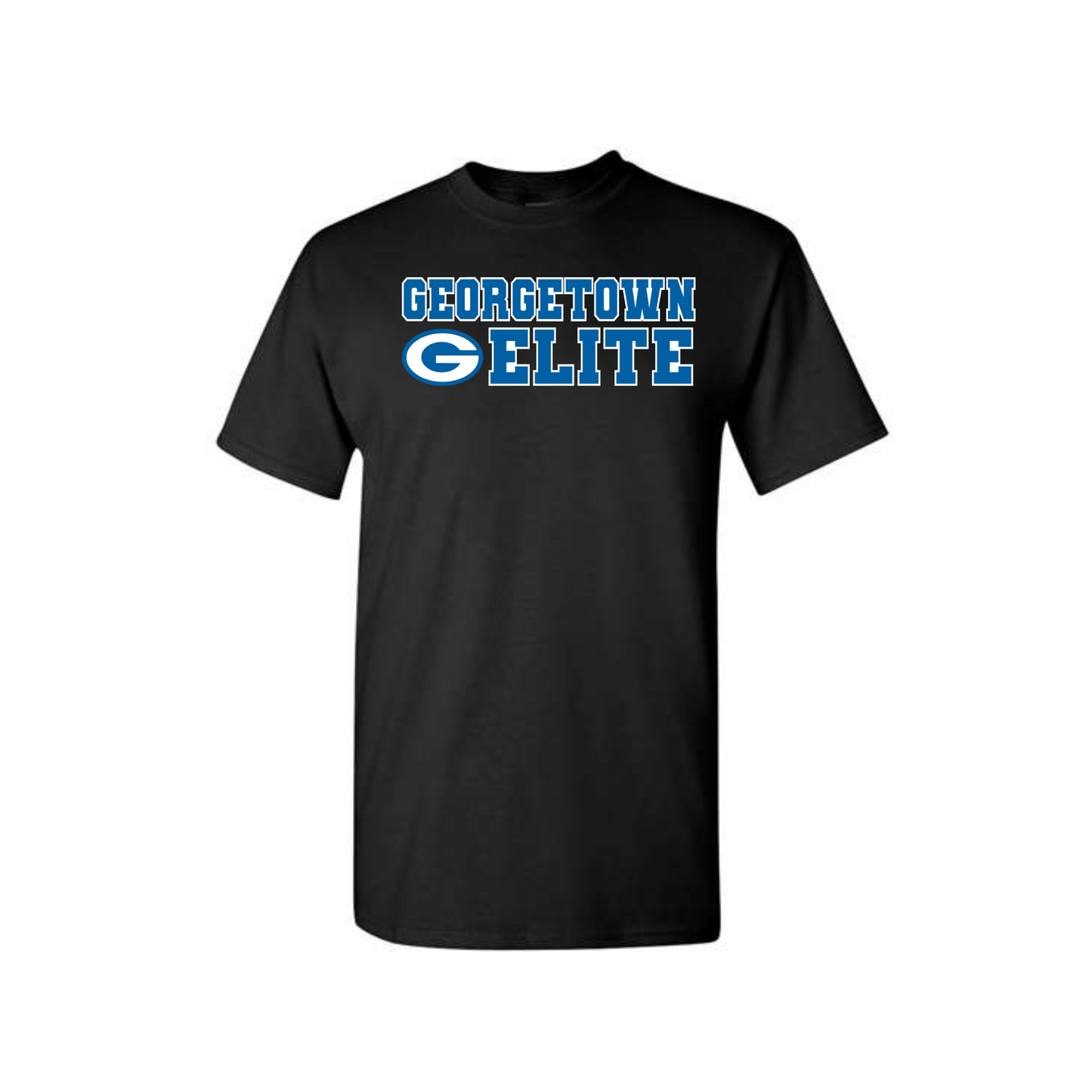 Georgetown Elite Shirt, Georgetown Black Tee, Drifit Elite Softball Tshirt