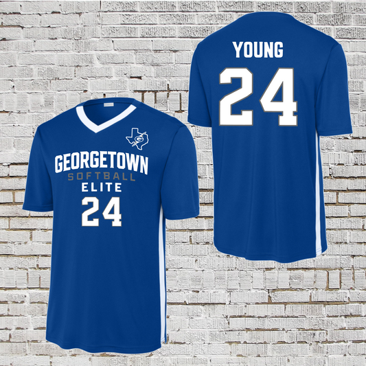 Georgetown Elite Blue Practice Shirts