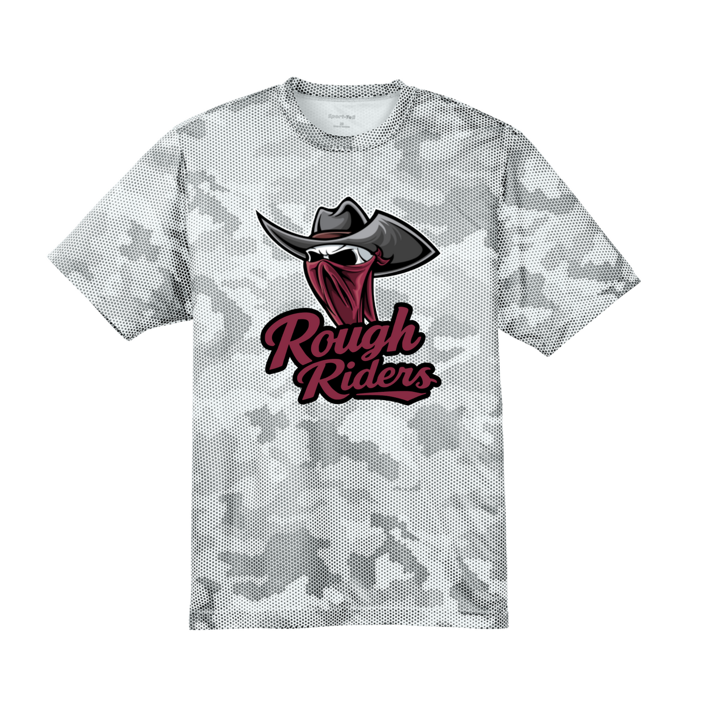 Rough Riders Performance Tee – Grey Camo