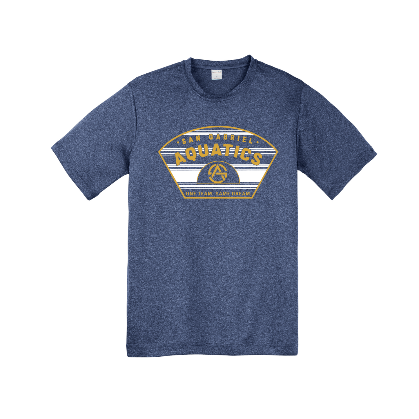 San Gabriel Aquatics “One Team. Same Dream.” Performance Tee