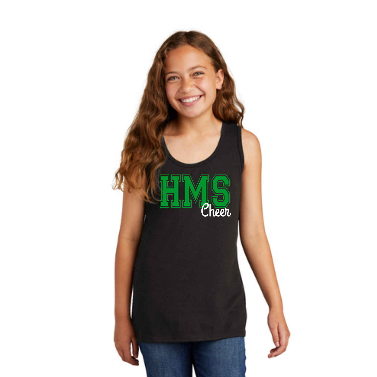 HMS Cheer Tank, Hopewell Middle School Tank Top, Hopewell Cheerleading, Cheer Tank Top