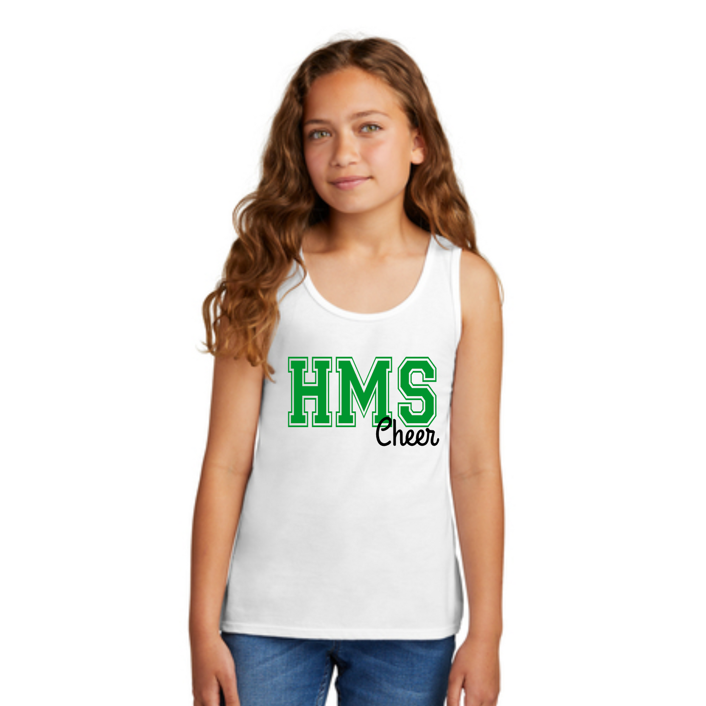 HMS Cheer Tank, Hopewell Middle School Tank Top, Hopewell Cheerleading, Cheer Tank Top