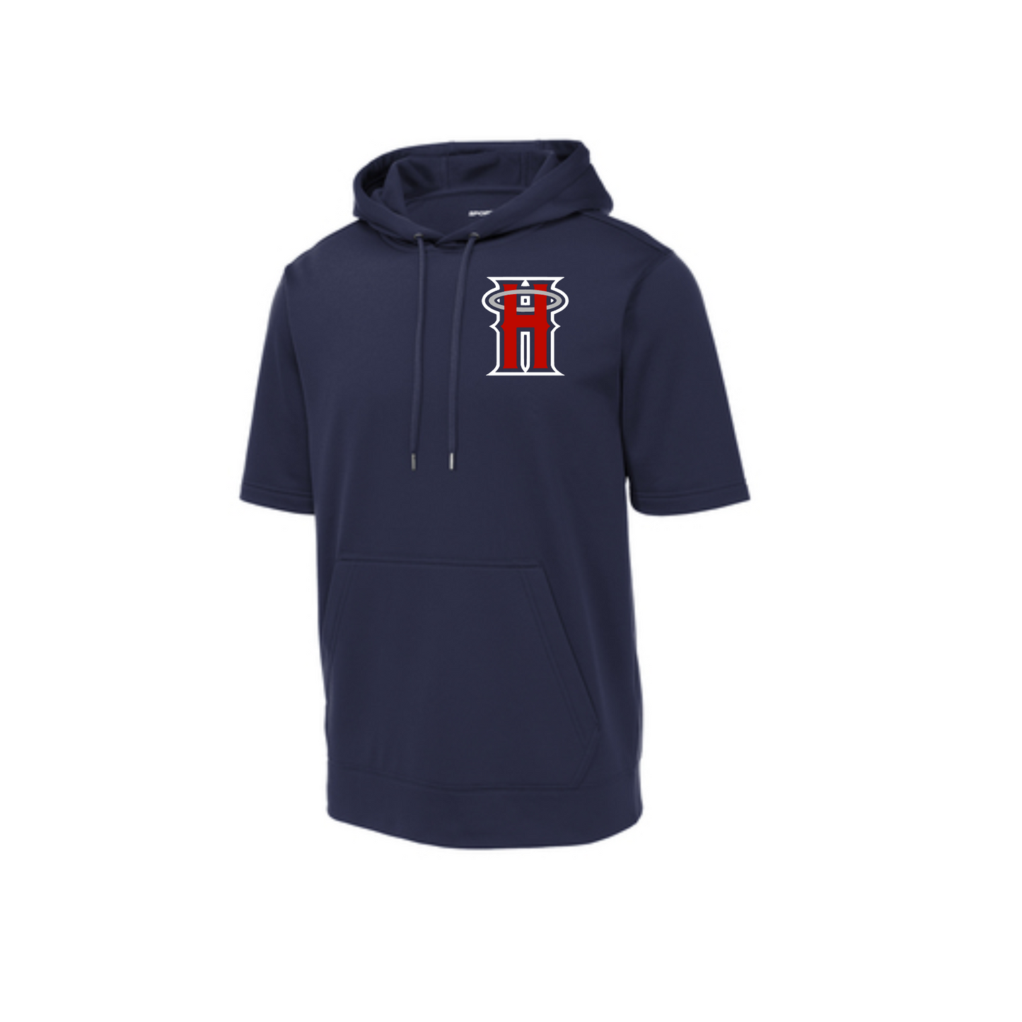 Hutto Angels Fleece Hooded Shirt, Hutto Angels Logo Short Sleeve Hoodie, Angels Baseball Spiritwear