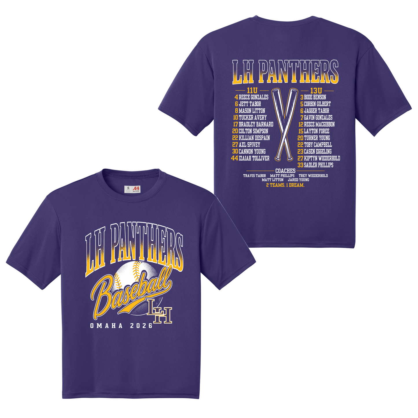 LH Panthers Spring Roster Shirt