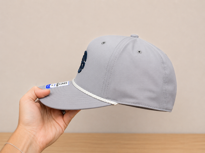 San Gabriel Aquatics Gray Rope Hat