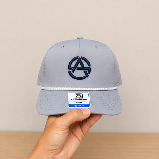 San Gabriel Aquatics Gray Rope Hat