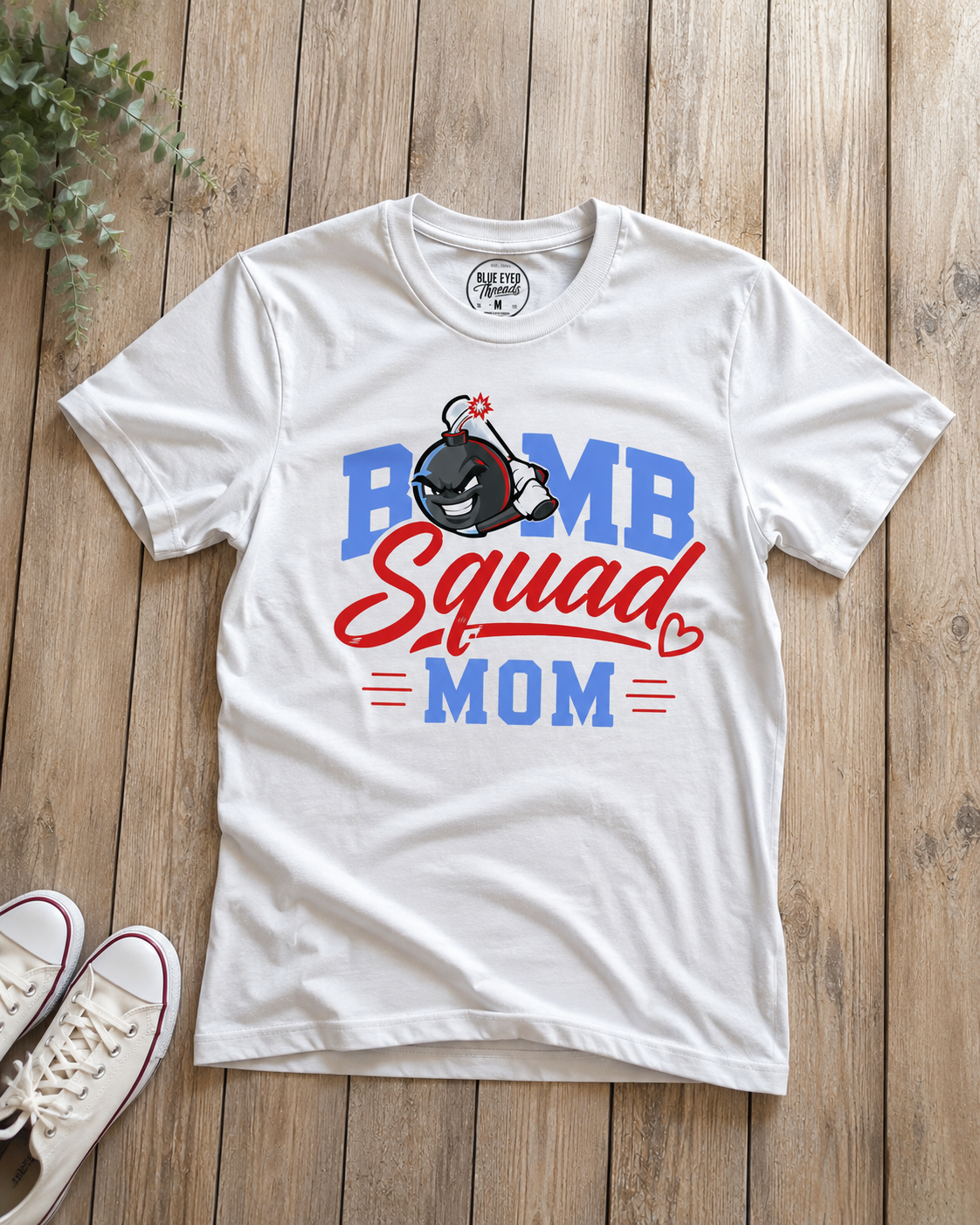 Bomb Squad Mom Shirt | Baseball Mom Graphic Tee | Team Spirit Shirt