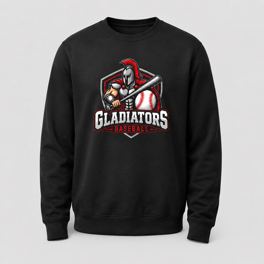 Gladiators Baseball Crewneck Sweatshirt